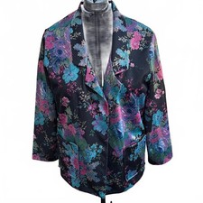 Vintage Floral Women's Blazer Jacket
