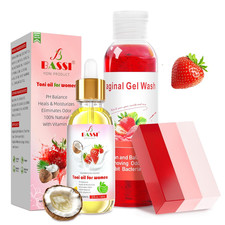 Feminine Wash Yoni Oil Yoni Soap Set for Women, Yoni Wash for Vaginal Ph Bal
