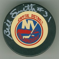 BILLY SMITH - HOCKEY PUCK SIGNED