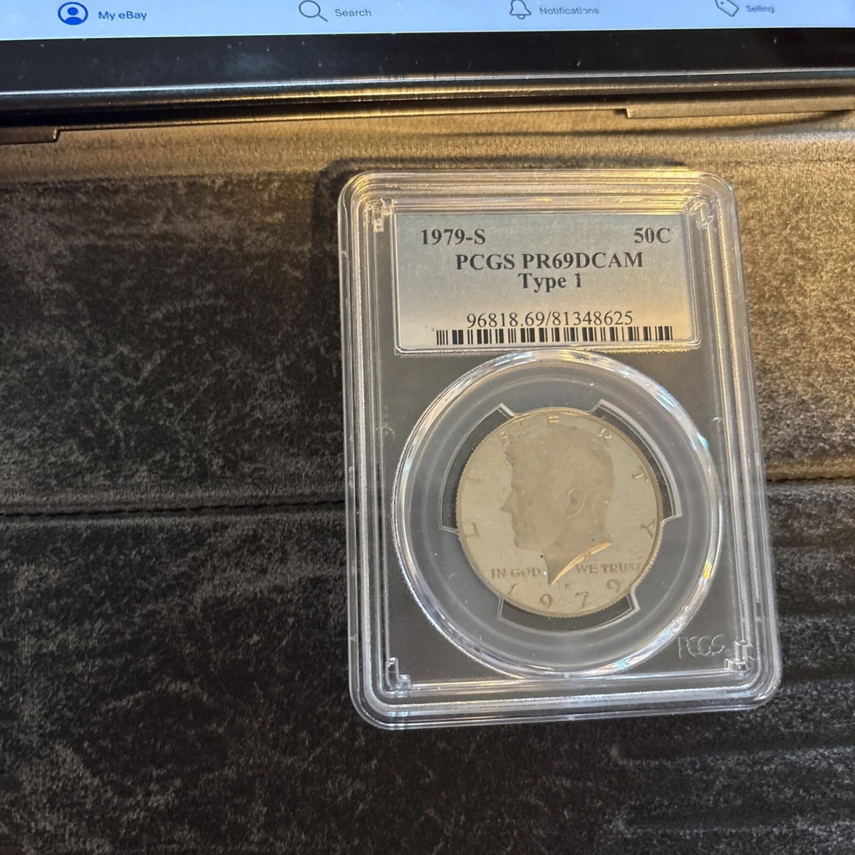 PCGS Certified PR 69 Graded 1979 Kennedy US Half Dollars (1964-Now