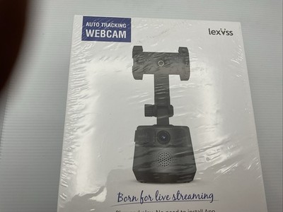 lexvss Auto Tracking Webcam HD 1080p 360° Rotation Face Tracking USB