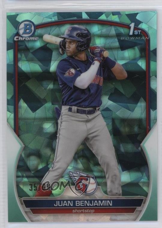 2023 Bowman Chrome Sapphire Prospects Aqua 35/99 Juan Benjamin #BCP-151 0rj8