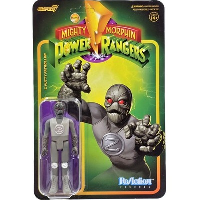 Z PUTTY PATROL FIGURE 2021 MIGHTY MORPHIN POWER RANGERS SUPER7 NEU OVP REACTION