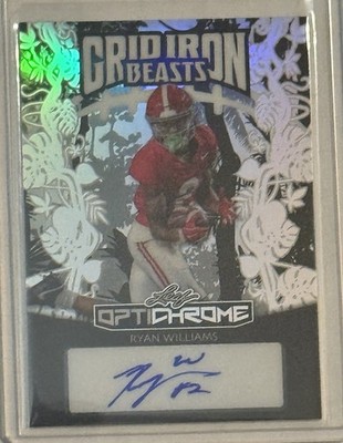 2025 Optichrome Gridiron Beasts Auto -Ryan Williams Alabama Crimson Tide 10/10