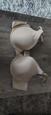 Maidenform Women Bra 36B Beige One Fab Fit Everyday Modern Demi Underwire