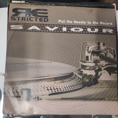 Saviour Put The Needle To The Record 12'' Vinyl Hard House Restricted 2000 