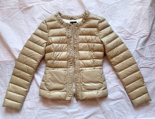 Women United Colors Of Benetton Puffer Beige 36 /