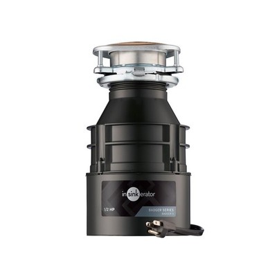 InSinkErator Badger 5 Garbage Disposal with Cord, 1/2 HP - Slight Wear