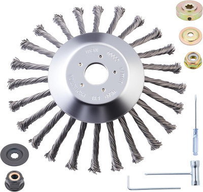 2026 Upgraded 10 Inch Indestructible Steel Wire Trimmer Replacement Head   Heavy