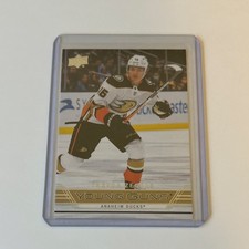 Upper Deck Extended Series Young Guns Trevor Zegras Anaheim Ducks #T-76