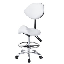 Saddle Stool Rolling Chair Adjustable Hydraulic Stylist Cutting Stool for Salon