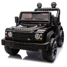 24V Land Rover Defender Ride-On Kids Car Parental Control 4-Wheel Suspension LED