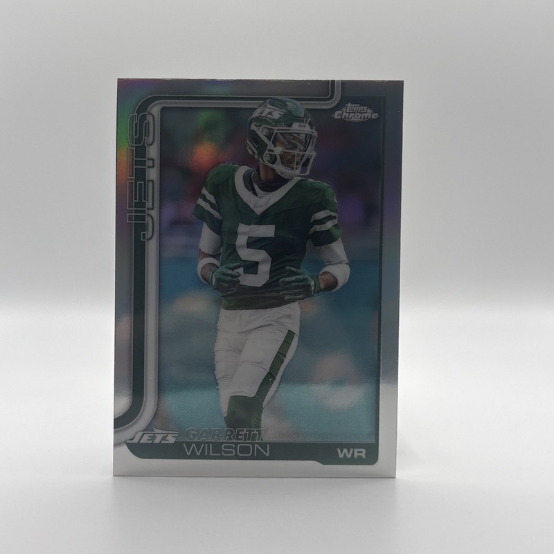 2025 Topps Chrome Garrett Wilson #235 Refractor New York Jets