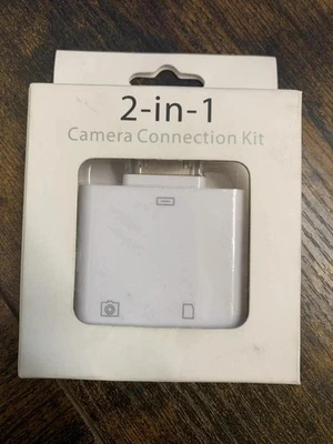 Apple - Genuine Apple iPad Camera Connection adapter Memory Card & USB Adapters - Image 1 of 3