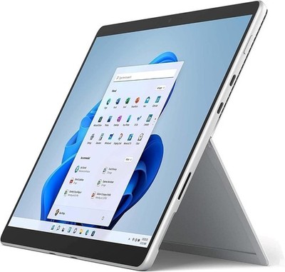 Microsoft Surface Pro 8 13'' Tablet 256GB 16GB RAM i5-1145G7 2.6GHz Silver, Good