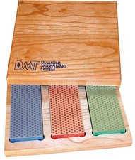 DMT Diamantschleifstein-Set in Holzbox 3-teil...