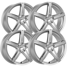 Set Of 4 Vision 469 Boost 16x7 5x108 40mm Silver Wheels Rims 16 Inch
