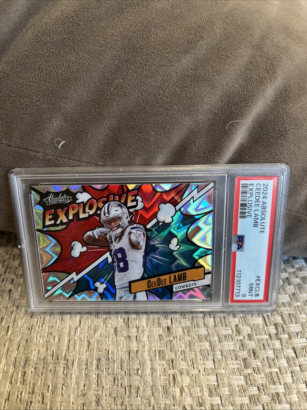 2024 Panini Absolute CeeDee Lamb Explosive SSP #EX-CLB Dallas Cowboys