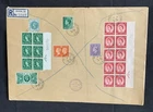 GB MIXED REIGNS  FIRST DAY COVER 1952 WITH STAMPS FROM 5 DIFFERENT REIGNS