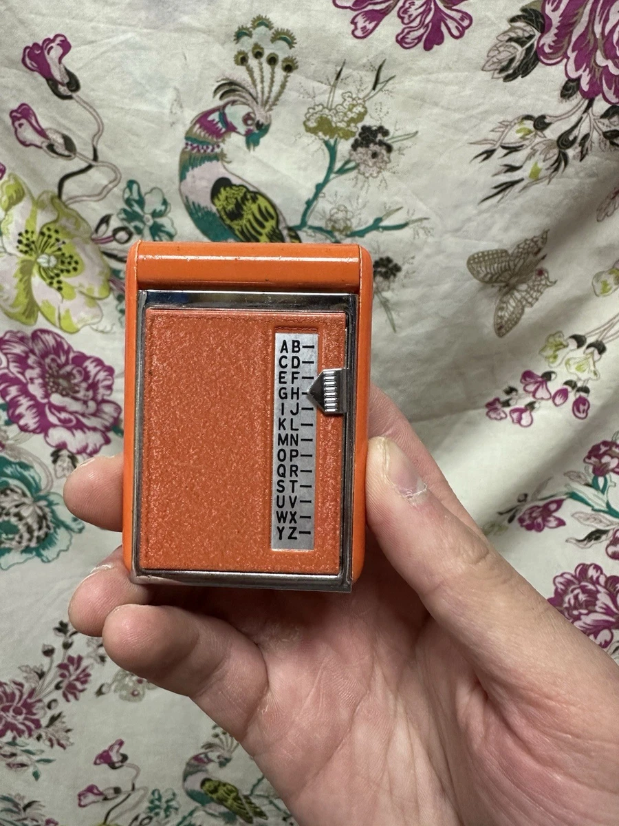 TELEPHONE INDEX TELEFON REGISTER TEL. VINTAGE 70’ NEW UNUSED