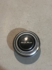 1967-1968 Chevrolet Belair Chrome Horn Button Original Oem 3858262 67 68 Chevy