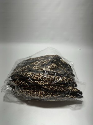 Syhood Sponge Hair Rollers Foam Heatless Sleep Curlers Leopard 48 Pcs
