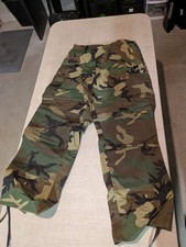Military Cold/Wet Weather Trouser Woodland BDU Gore-Tex Pants Small/Regular