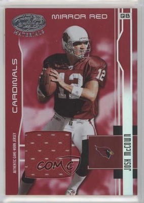 2003 Leaf Certified Materials Mirror Red Materials /150 Josh McCown #26 yj7