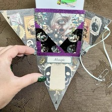 Handmade Gothic Horror Surprise Pocket Card Junk Journal Scrapbook Ephemera