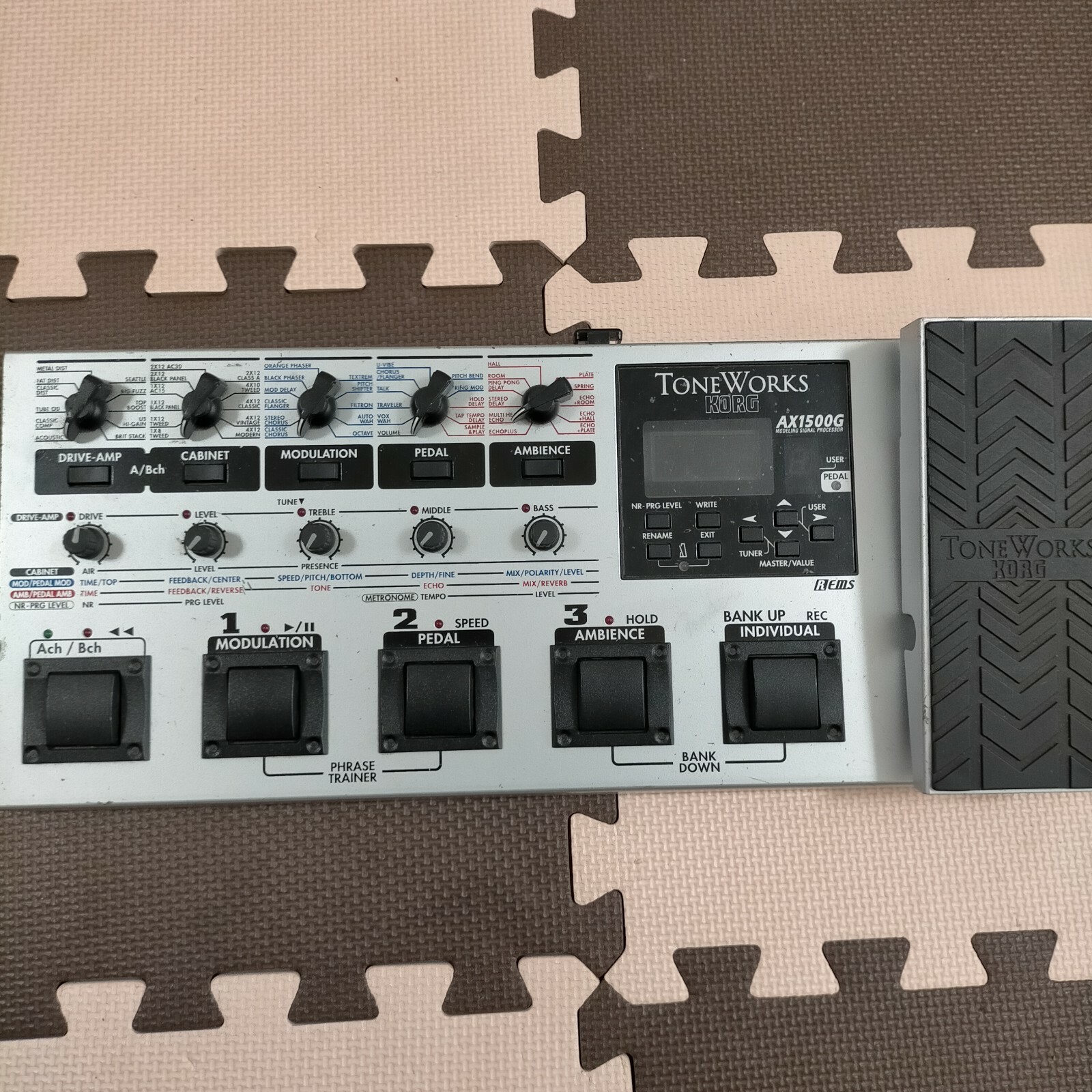 USED AX1500G TONE WORKS ELECTRIC GUITAR MULTI EFFECT PEDAL