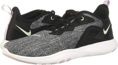 New Nike Women's Flex Trainer 9 Cross Black/Pistachio Frost-iced Lilac size 7