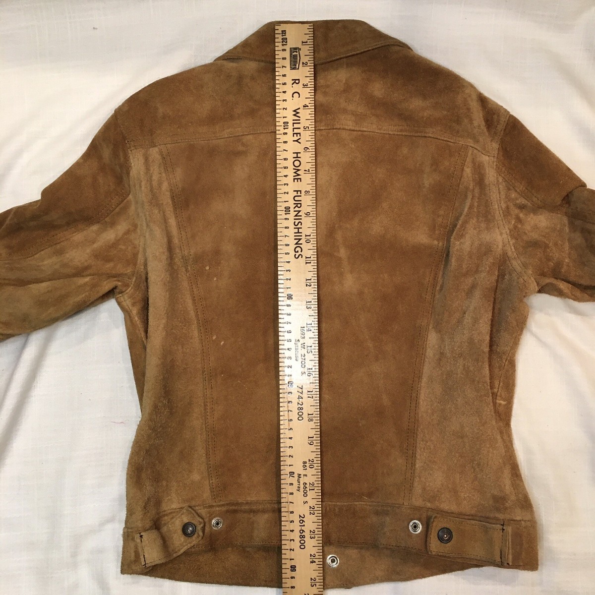 Levis Big E Suede Leather Jacket Trucker Split Cowhide Levis Big E Suede Leather Jacket Trucker Split Cowhide