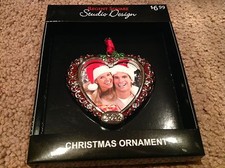 NEW STUDIO DESIGN Christmas 2016 photo ornament heart