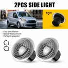 Clear Lens Side Fender Turn Signal Lights for 2010-2023 Ford Transit Connect B