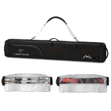 Snow Board / Ski Travel Bag Caracaleap  Fully Padded - 195cm Black