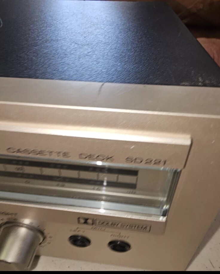 Plaque Frontale Marantz SD221 – Pièce D’origine Pour Platine Cassette