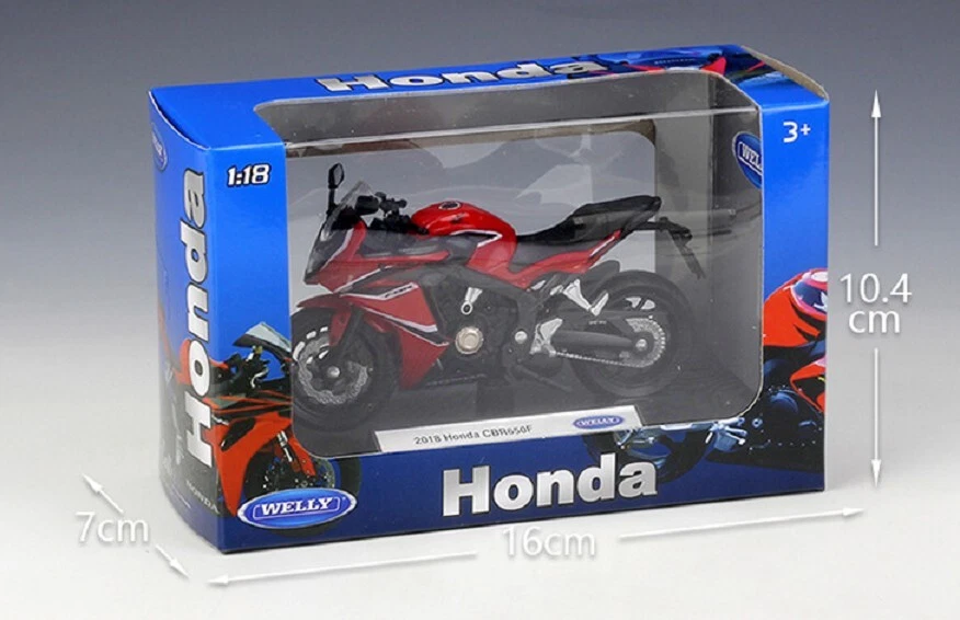 Welly 1:18 2018 HONDA CBR650F Motorcycle Bike Model Toy New In Box - Image 3 of 3