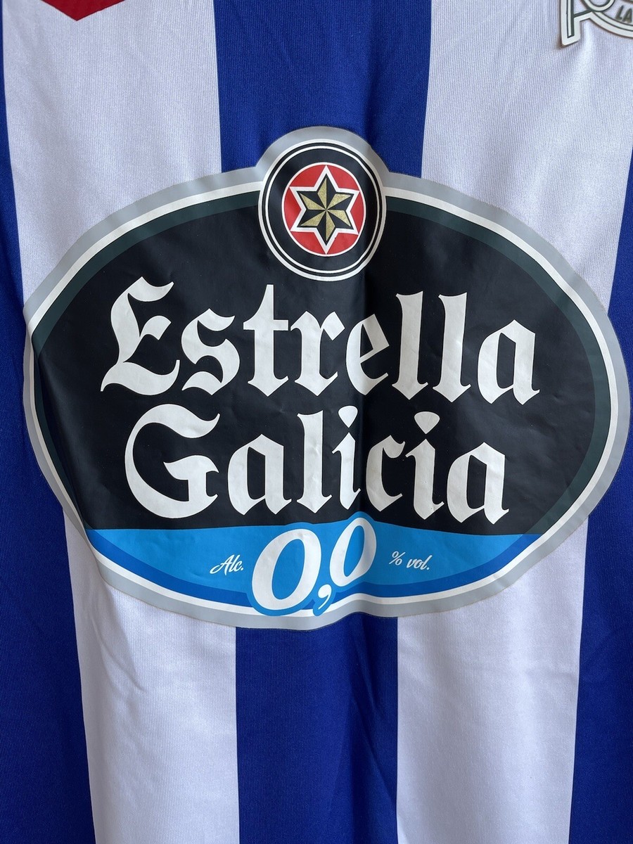 Lotto Real Deportivo La Coruna Football Jersey Shirt Size S | eBay