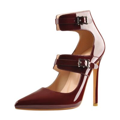 closed toe wrap heels