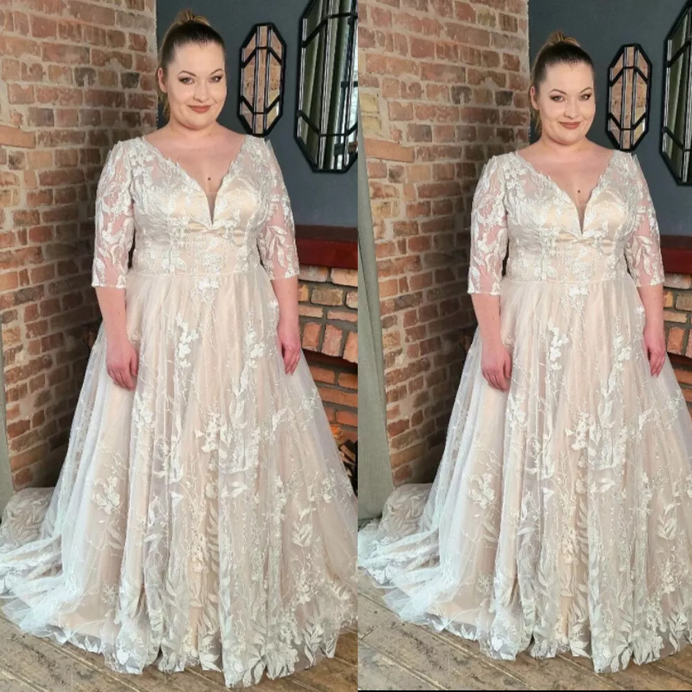 dress for wedding plus size