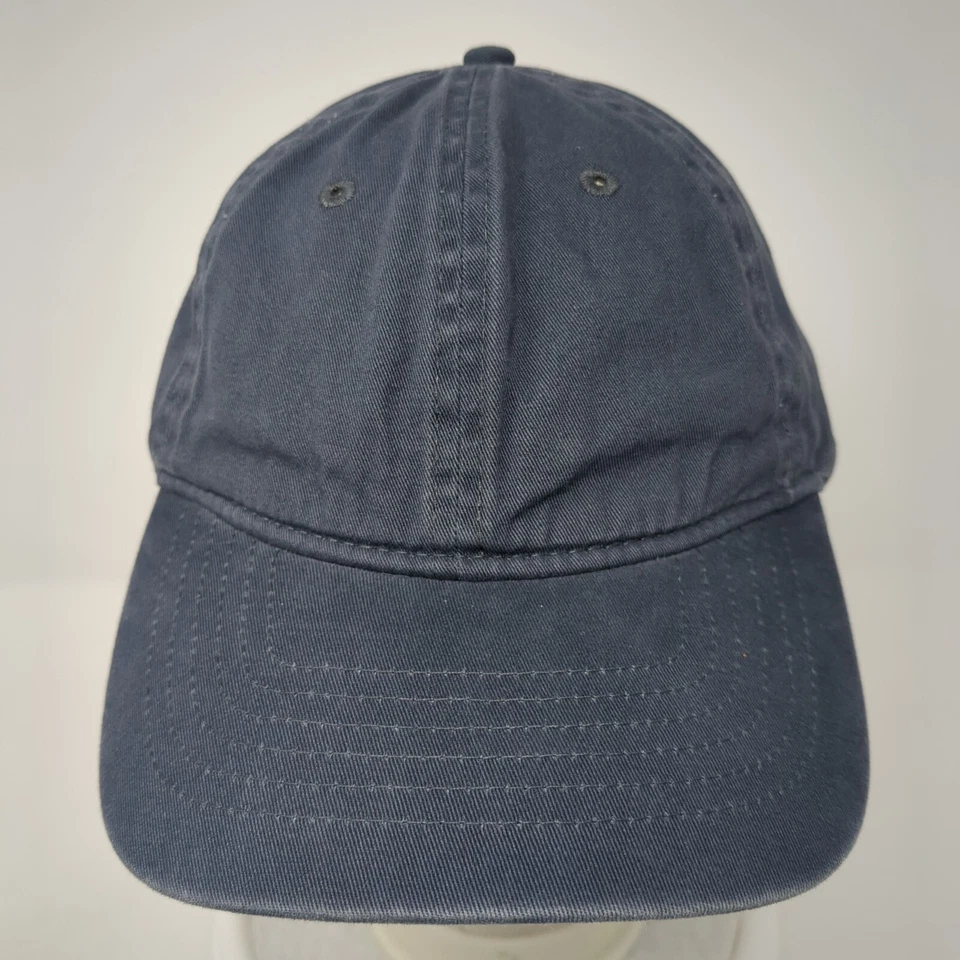 Sombrero George Slideback Azul Talla Única Ajustable Blanco Sólido Agujeros de Ventilación Foto 2 de 4