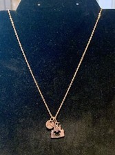 Disney Mickey S Steel Necklace With Initial K Necklace