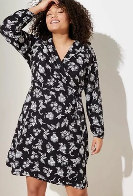 loft plus wrap dress