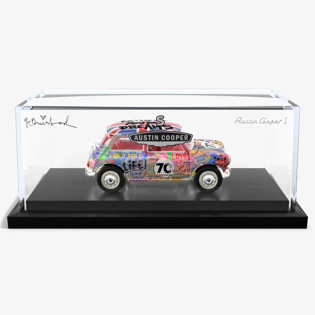 Mattel Creations Exclusive Matchbox x Mr Brainwash 1964 Austin