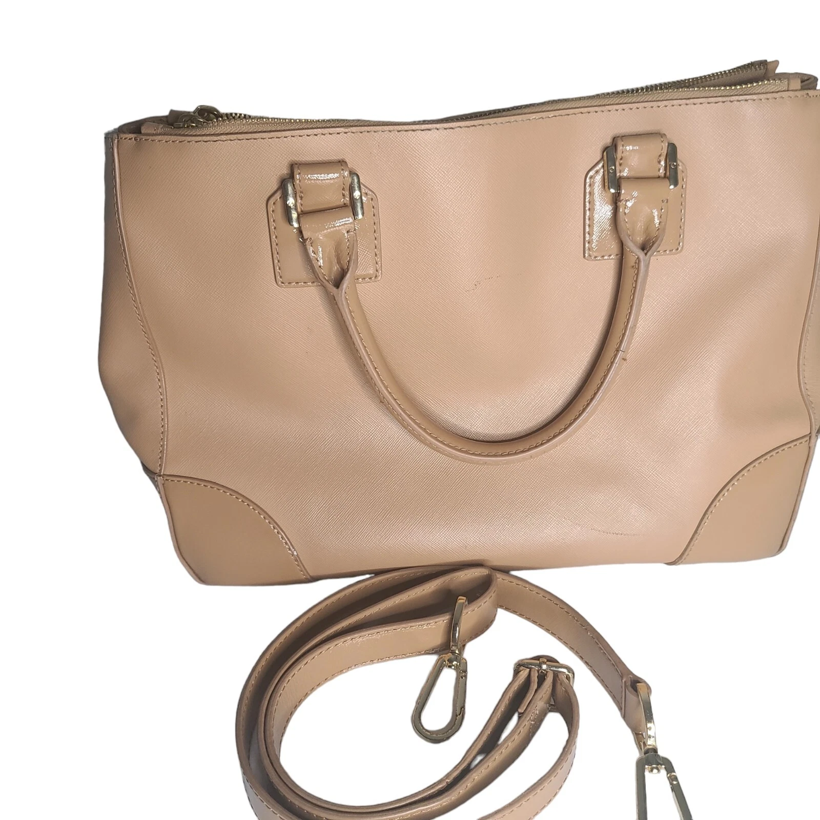 Borsa a tracolla Tory Burch Robinson doppia cerniera con cinturino a tracolla