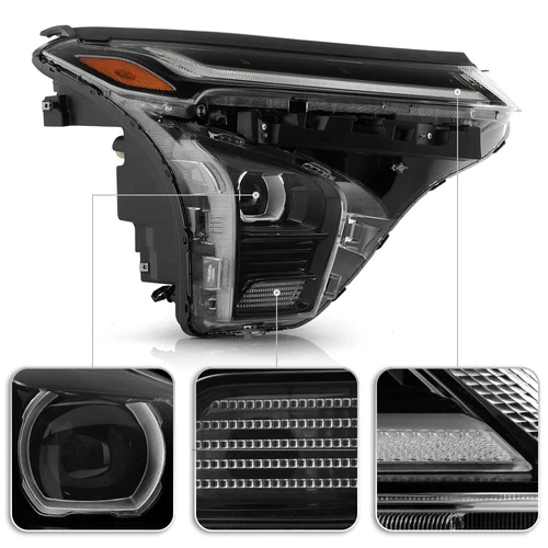 Passenger Side Headlight w/ LED DRL Projector Headlamp For 2024-2025 Chevy Trax - Foto 4 di 9