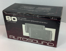 Realistic 12-1711 Flush Mount AUTOSOUND Speakers 80 Watt 3 Way System NEW Pair