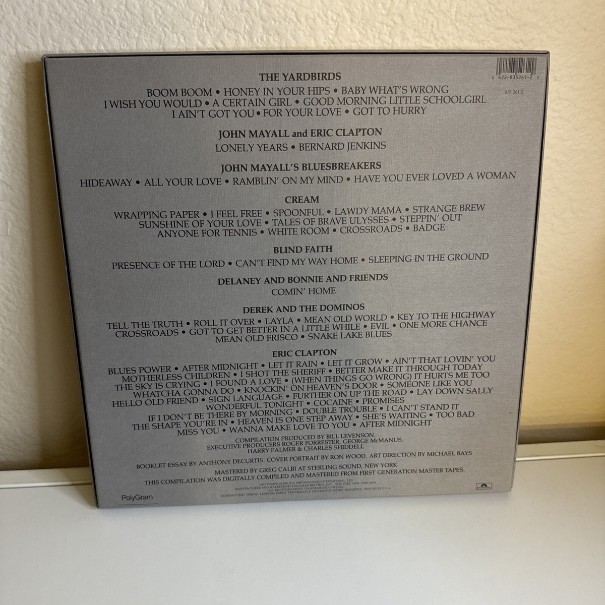 ERIC CLAPTON /ON WHITE 4CD限定盤レア！ エリック・クラプトン『Crossroads』4CD Box set in 1988 | Music and