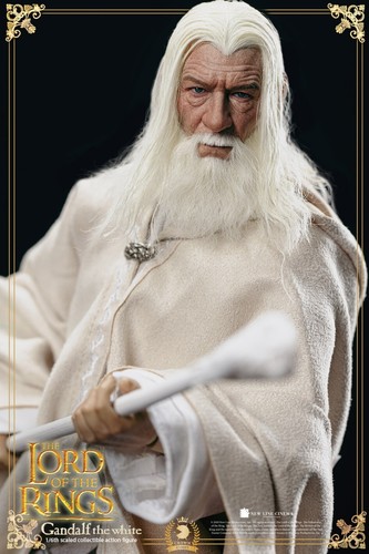 Asmus Toys The Lord of the Rings Gandalf The White with War Horse 1/6 Figure - Picture 4 of 19