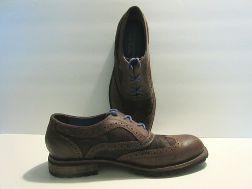 Brown Wingtip Shoes Dress Wedding Size 